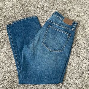 Madewell Straight Crop Denim
